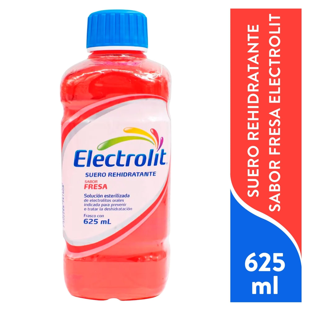 Electrolit Suero Rehidrat Fresa 625ml