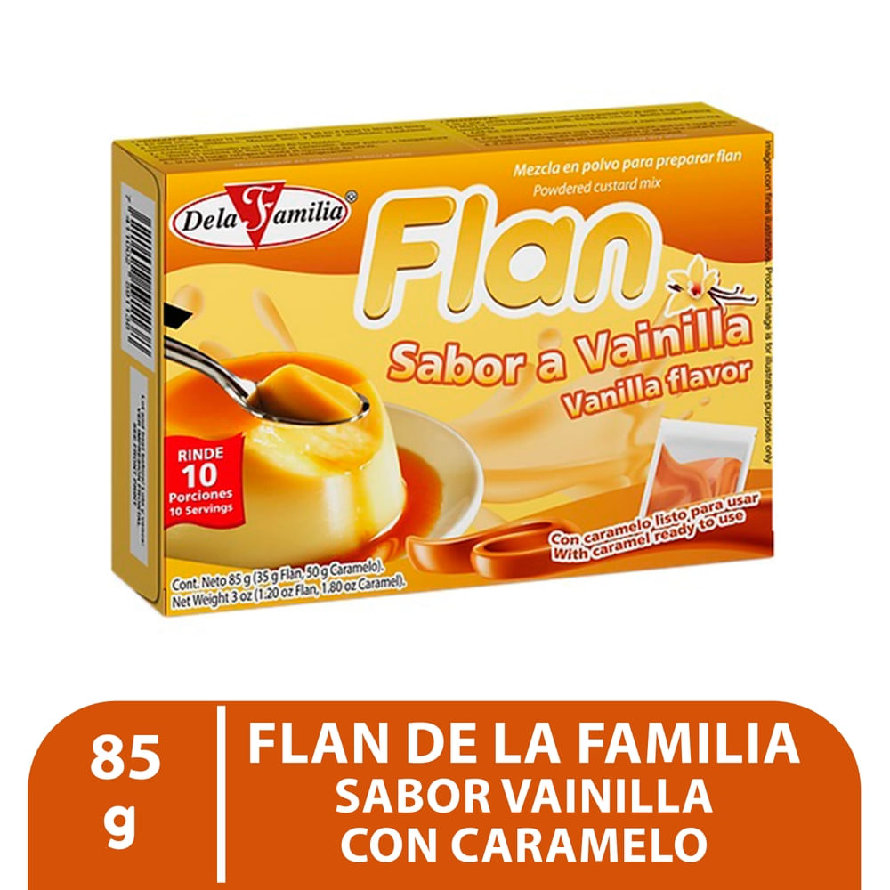 Flan De La Familia con caramelo - 85 g