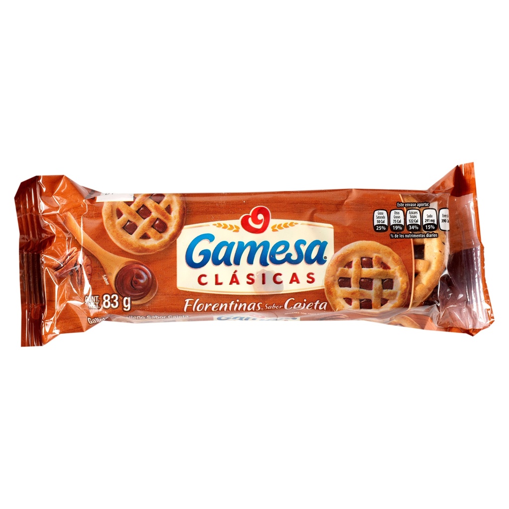 Galleta Gamesa Florentina Cajeta - 83 g