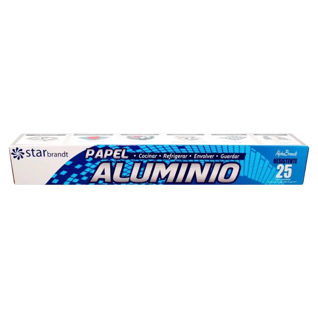 Papel Aluminio Starbrandt 25 Pies (2.33 m²)
