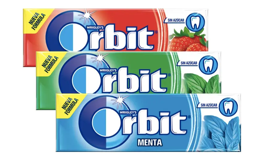 Orbit Goma de Mascar sin Azucar  