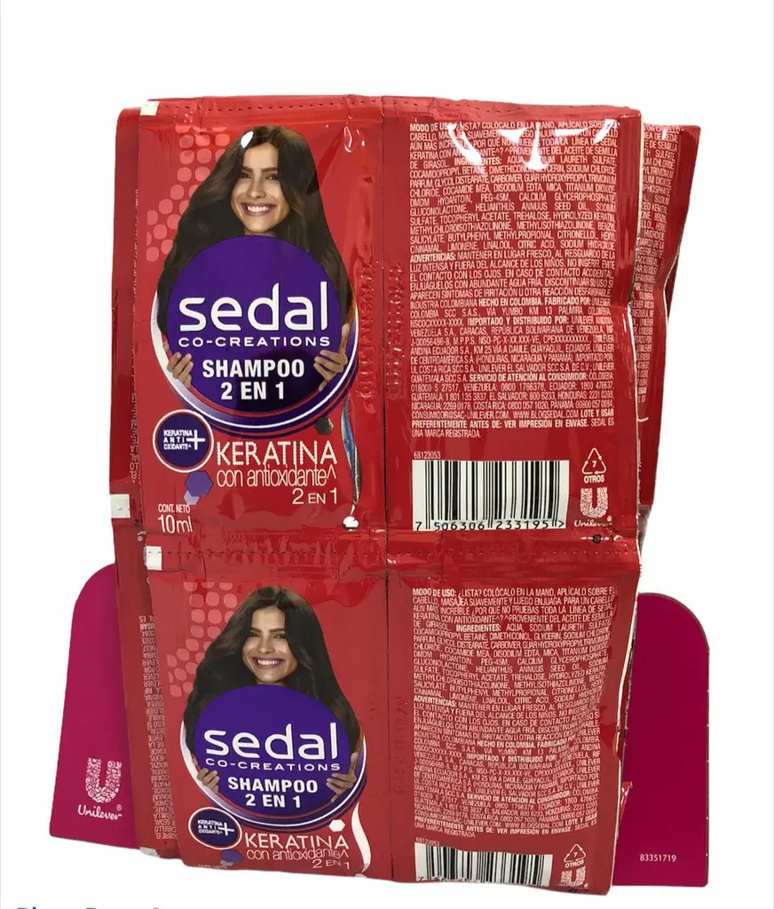 Shampoo Sedal Keratina con Antioxidante 9 mL 
