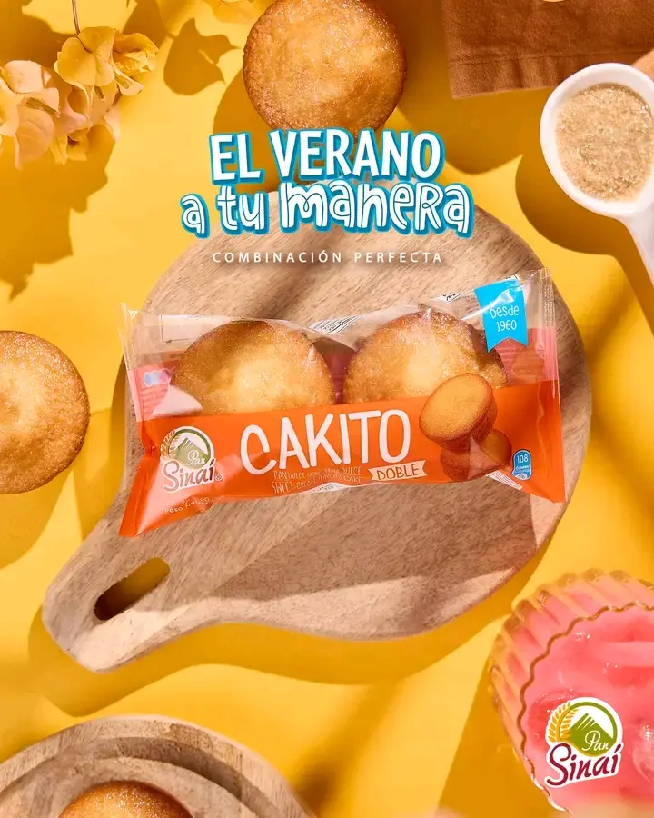 PAN_DULCE cakito doble chocolate Sinai 54g