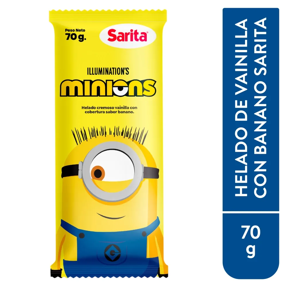 Paleta Minions Sarita 70 g