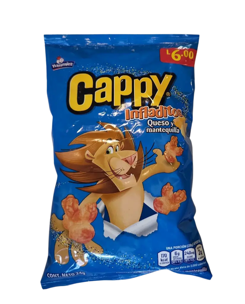 CAPPY INFLADITO QUESO YUMMIES  28 g  