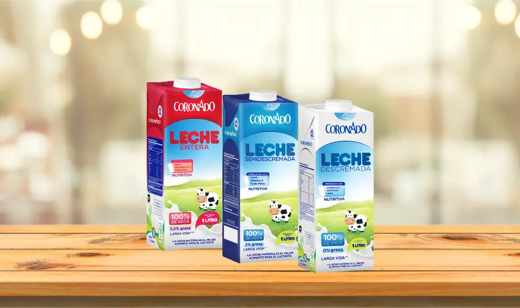 Leche Liquida Coronado Entera 1 L 