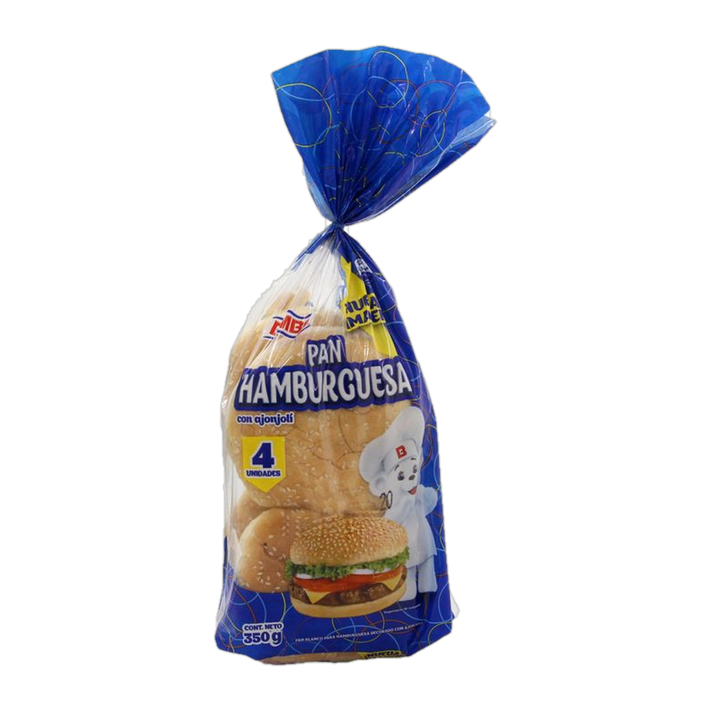 Pan Hamburguesa Bimbo Ajonjoli 350 g