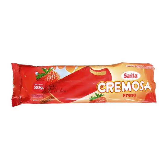 Paleta Cremosa Sabor Fresa Sarita