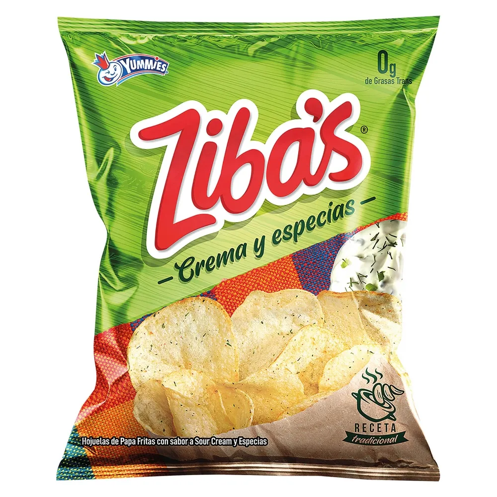 Papas Zibas Yummies Crema y Especies 23 g