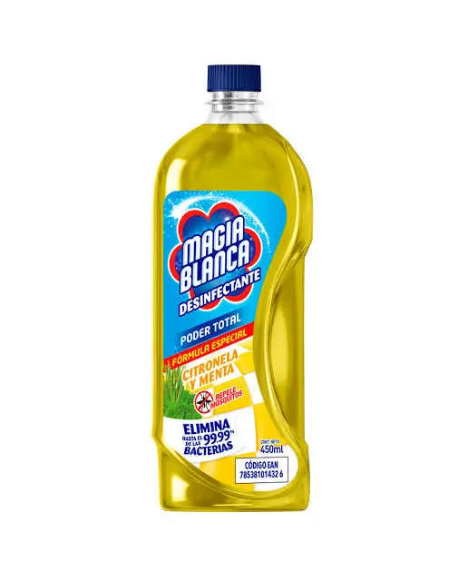 Desinfectante Magia Blanca Citronela Menta 450 mL