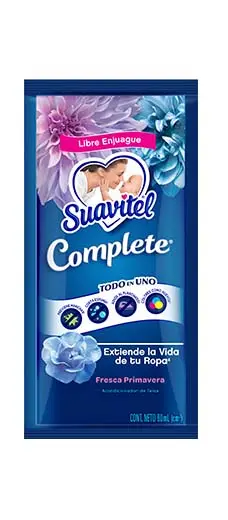 Suavizante Suavitel Complete Fresa Primaveral - 80ml 