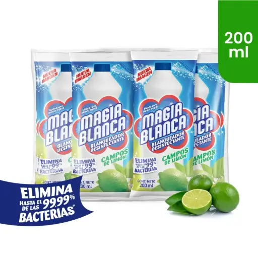 Cloro Magia Blanca Aroma Limón - 200 ml