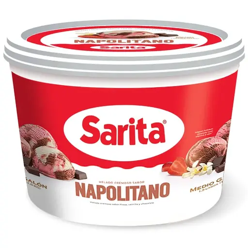 Helado Napolitano Sarita 1 Kg