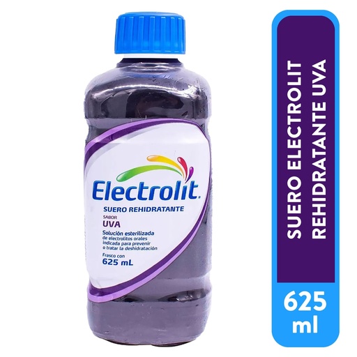 Electrolit Suero Rehidratante Uva 625ml