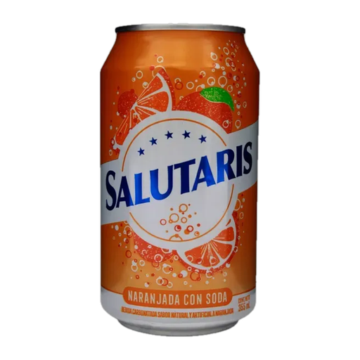 Gaseosa Salutaris Naranjada Lata - 355 ml