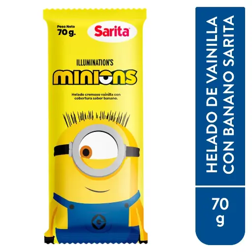 Paleta Minions Sarita 70 g