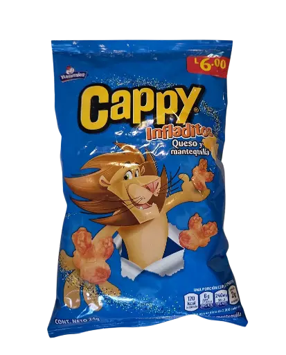 CAPPY INFLADITO QUESO YUMMIES  28 g  