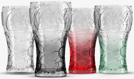 Vaso Vidrio Colección de Coca Cola 