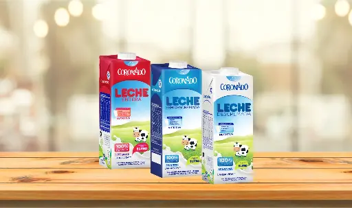 Leche Liquida Coronado Entera 1 L 
