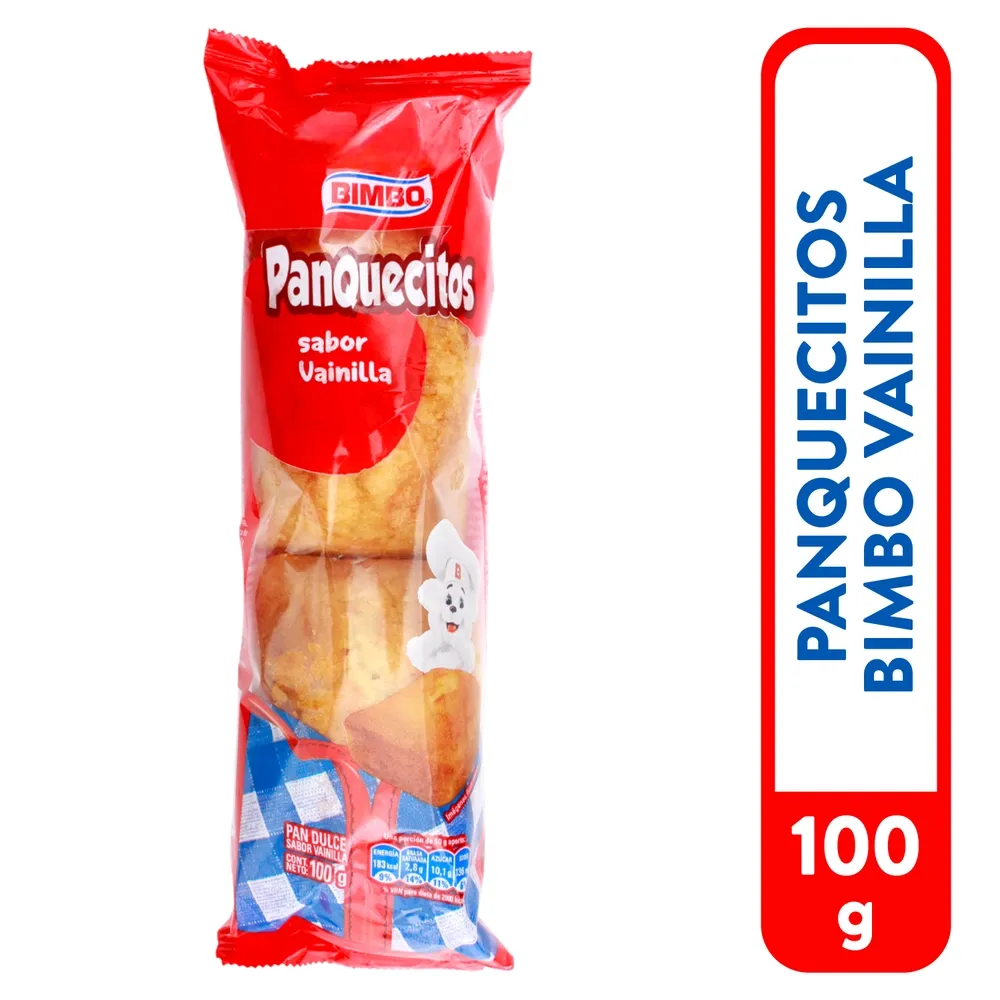 Panquecito Bimbo Vainilla 2 Pack - 100 g