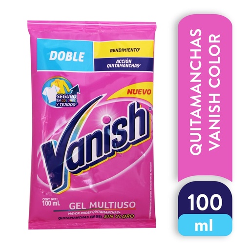 Quitamanchas Vanish Líquido Ropa de Color -100 ml