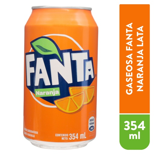 Bebida gaseosa Fanta Regular Lata - 354 ml
