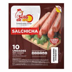 Salchicha De Pollo Sello De Oro 400 g