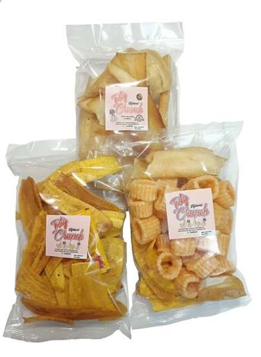 Tostadas de Plátano, Yuca y Anillito