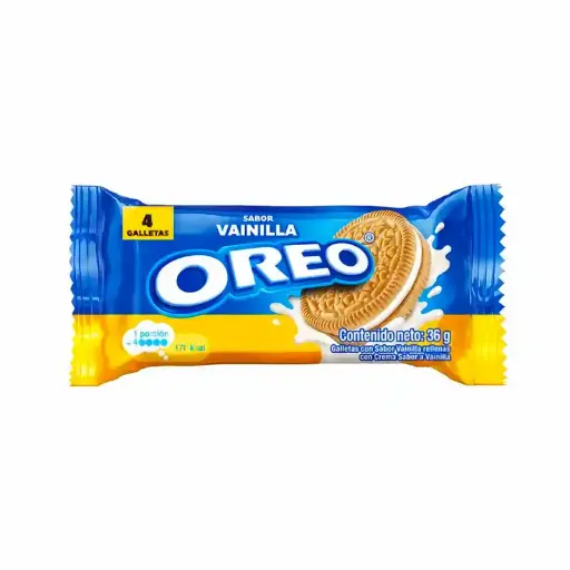 Galleta Oreo De Vainilla Con Crema Golden 39 g