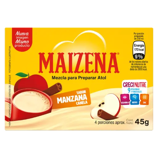 Atol Maizena Manzana Canela 45 g