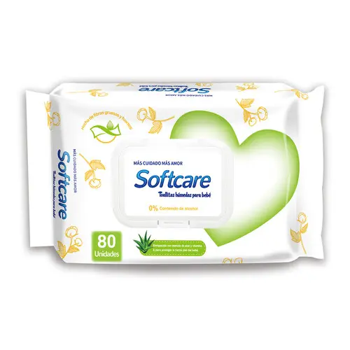 Toallitas humedas para bebe SoftCare