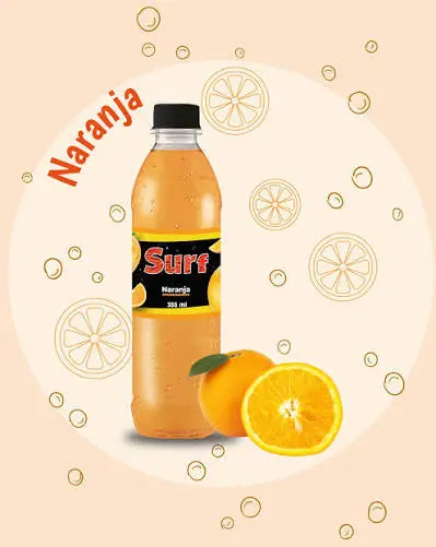 Bebida Surf Sabor Naranja Pet 355 ml