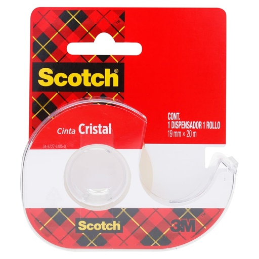 Cinta Scotch Cristal 8mm